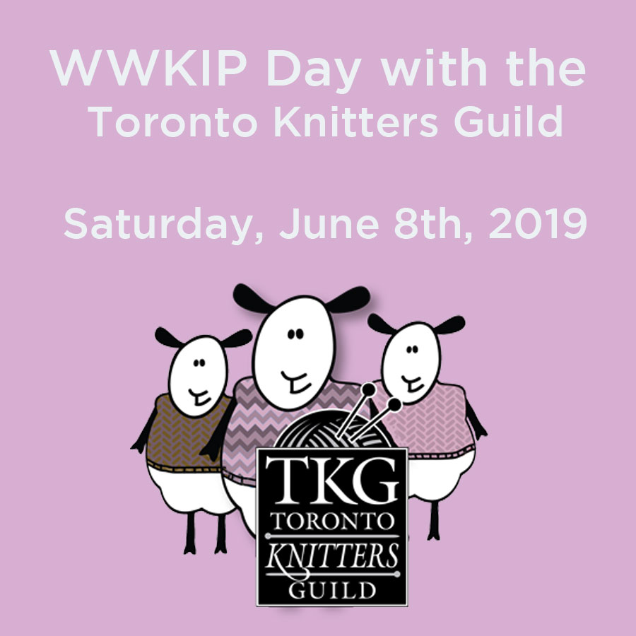 Worldwide Knit in Public Day Wychwood Barns Toronto Knitters Guild